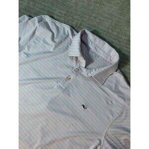 Vineyard Vines Golf Polo Shirt Men's XXL Sankaty Stripes Short Sleeves